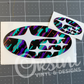 HKS Pattern Emblem Overlay Decal Set
