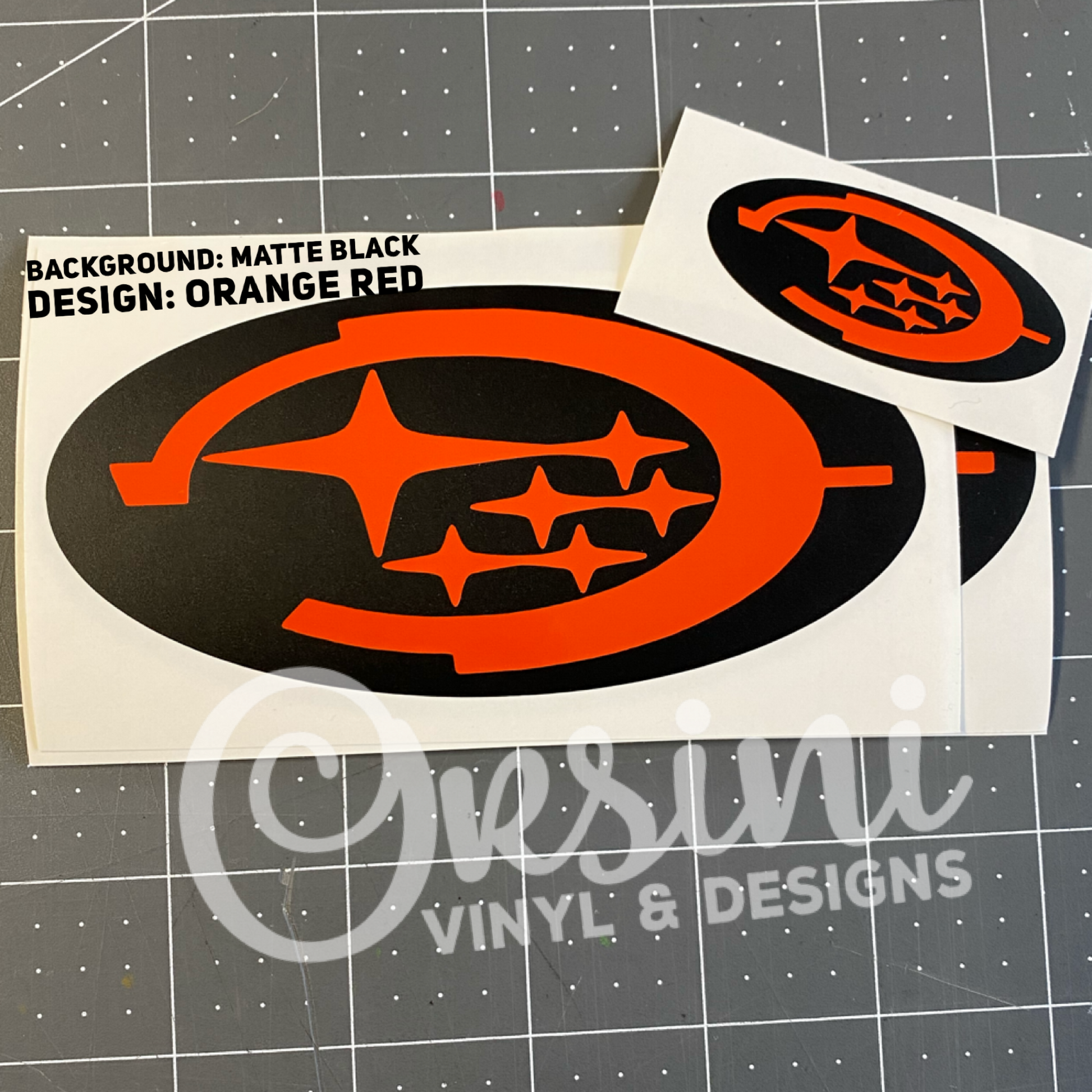 Halo Logo with Subaru Emblem Set – Orsini Vinyl & Designs