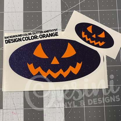 * Jack O Lantern - Angry Jack Emblem Overlay Decal Set