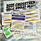 2021 -2023 Subaru Crosstrek Grille Winglet INLAYS