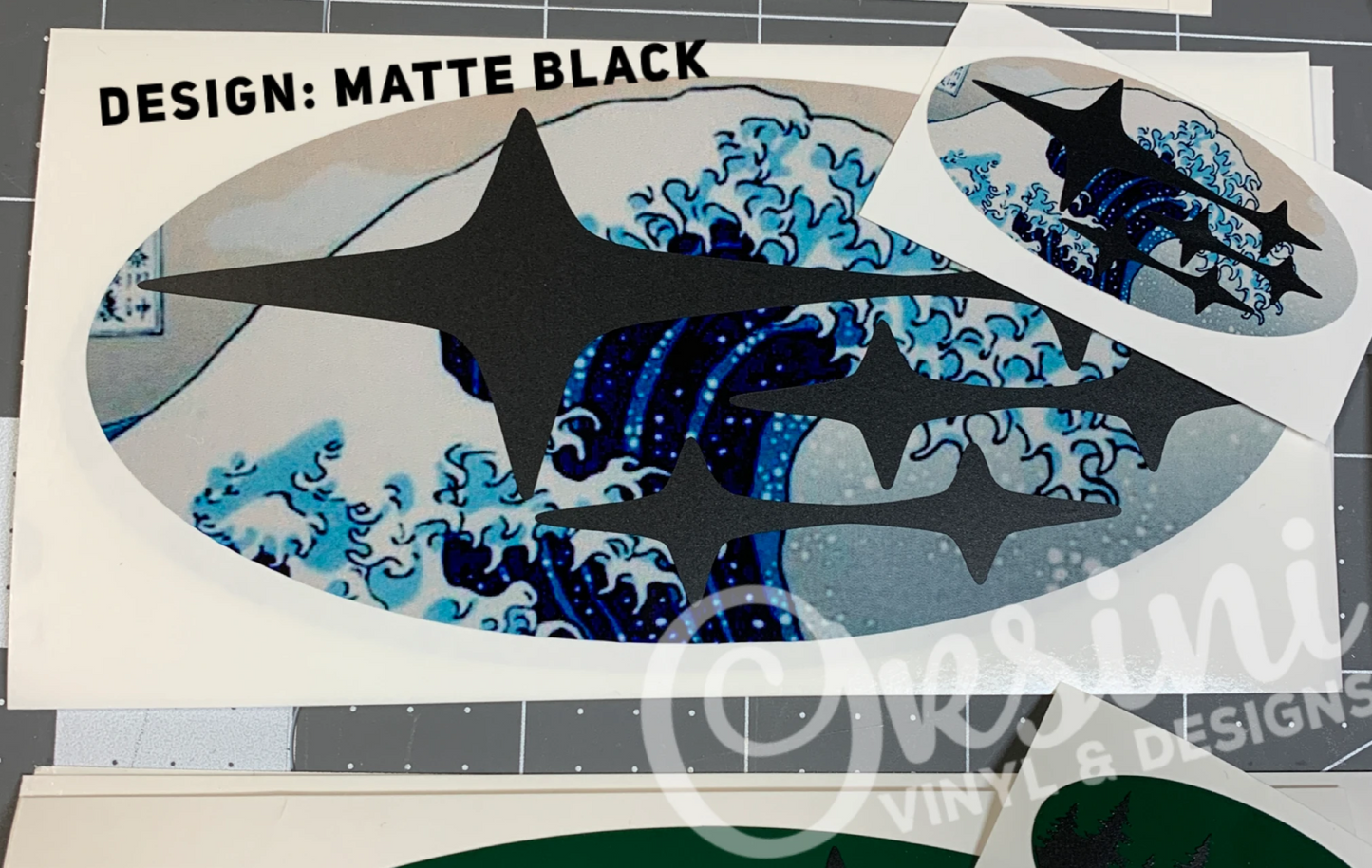 The Great Wave Emblem Overlay Decal Set