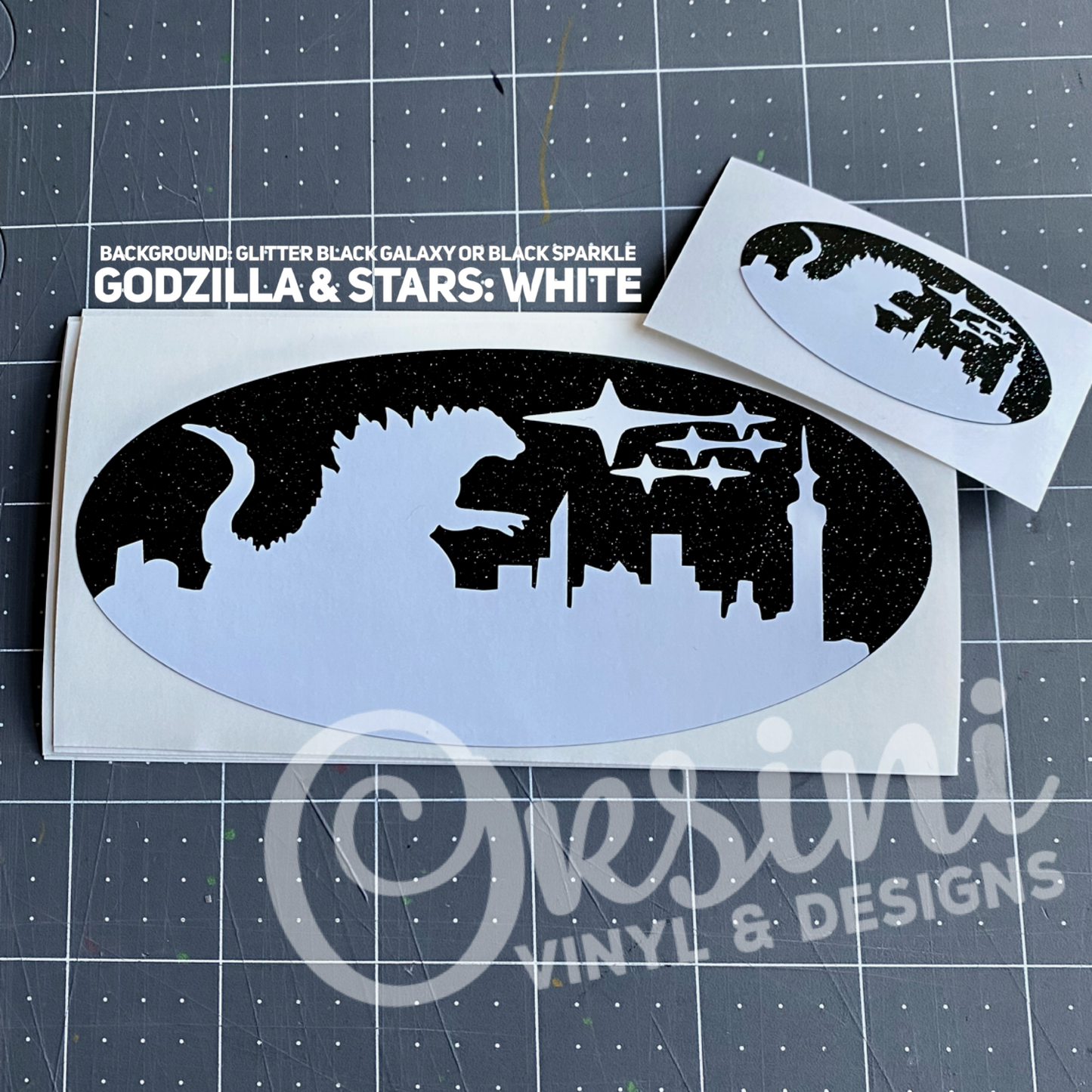 Godzilla Emblem Overlay Decal Set