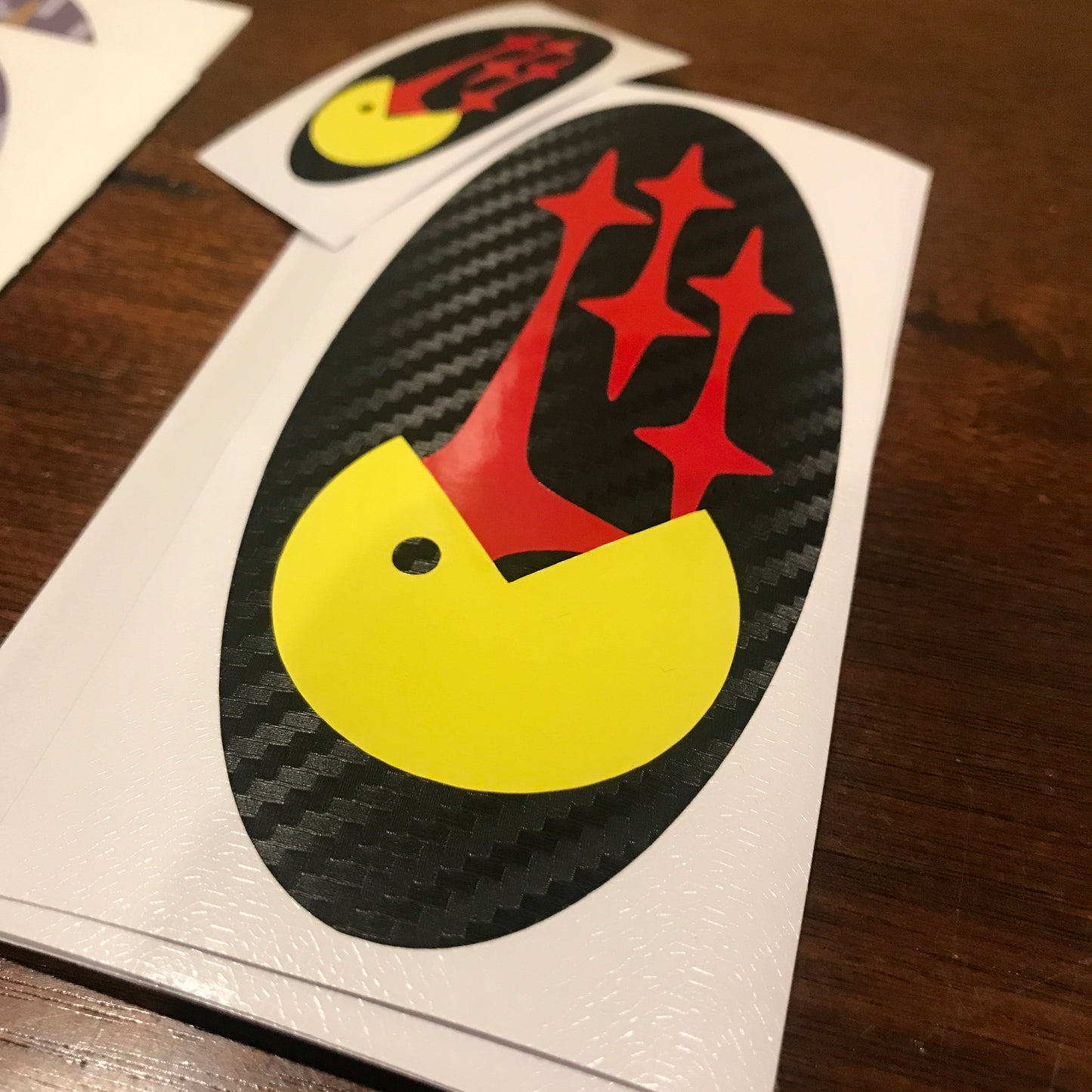 Pac-Man Emblem Overlay Decal Set