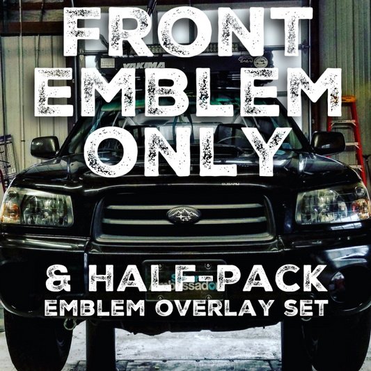 HALF PACK of EMBLEM OVERLAYS Emblem Overlay Decal Set