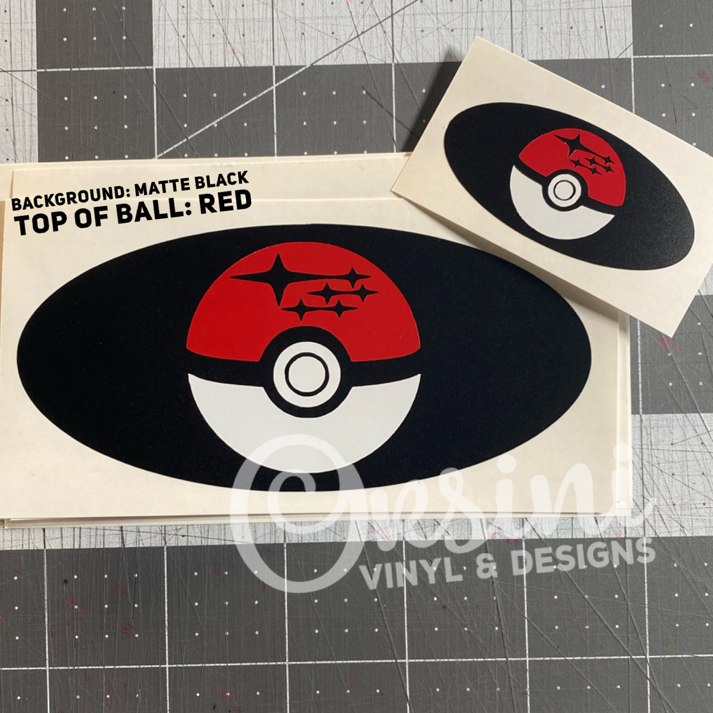 Pokemon Ball Emblem Overlay Decal Set